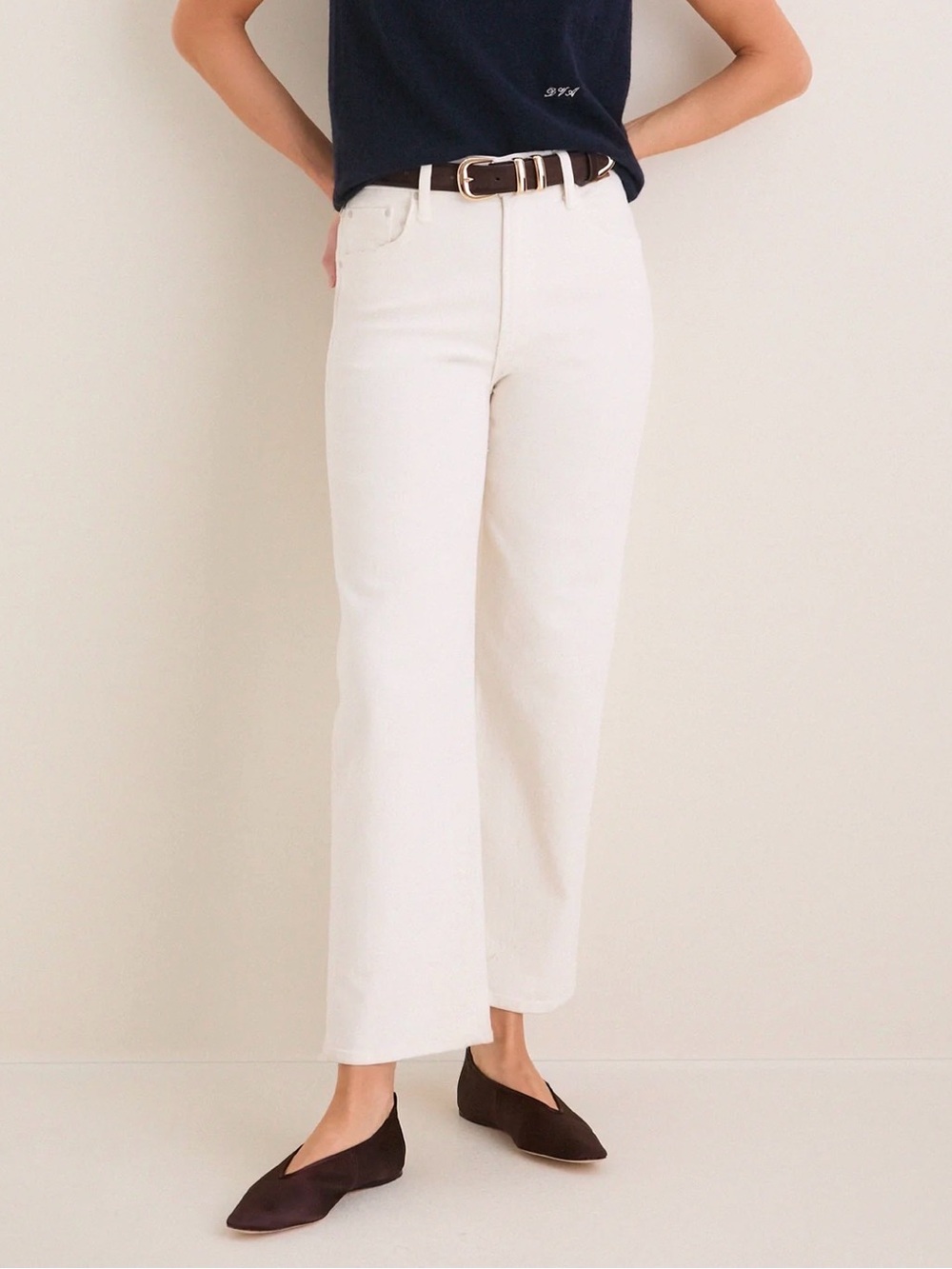 🆕 MOTHER The Twister Skimp in Cream Puffs - 29